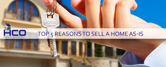 Top 5 Reasons to Sell A Home As Is