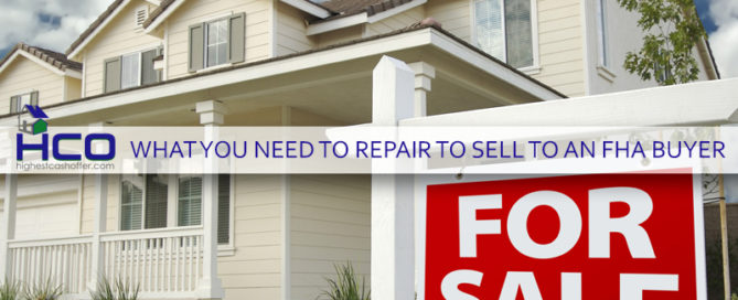 Selling to an FHA Buyer? Here's What You Need to Repair
