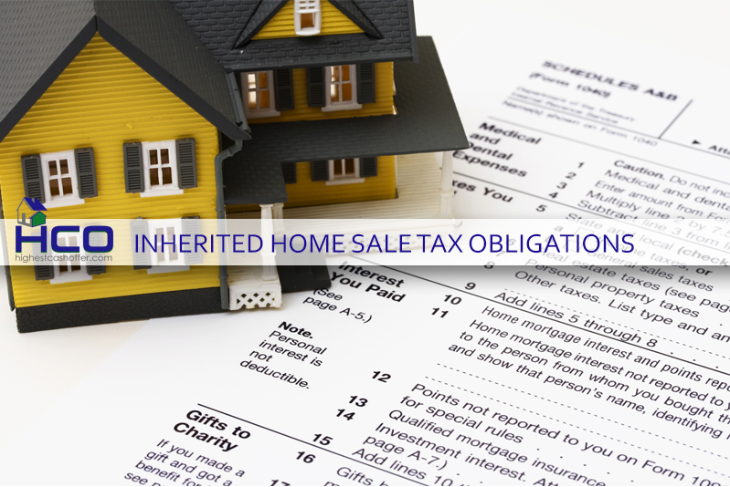 capital gains tax on inherited property sold
